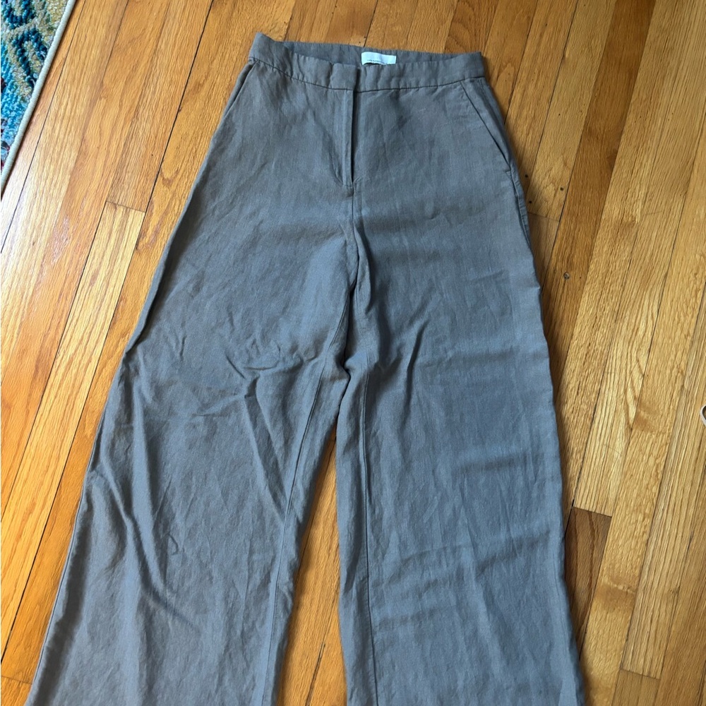 H&M Taupe Wide-Leg Pantsuit